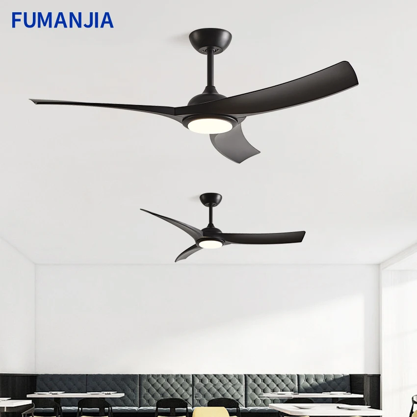 FUMANJIA 52Inch Ceiling Fan with Light 16W LED | Silent DC Motor 6-Speed Remote Control 3-Color Dimming for Living Room Bedroom