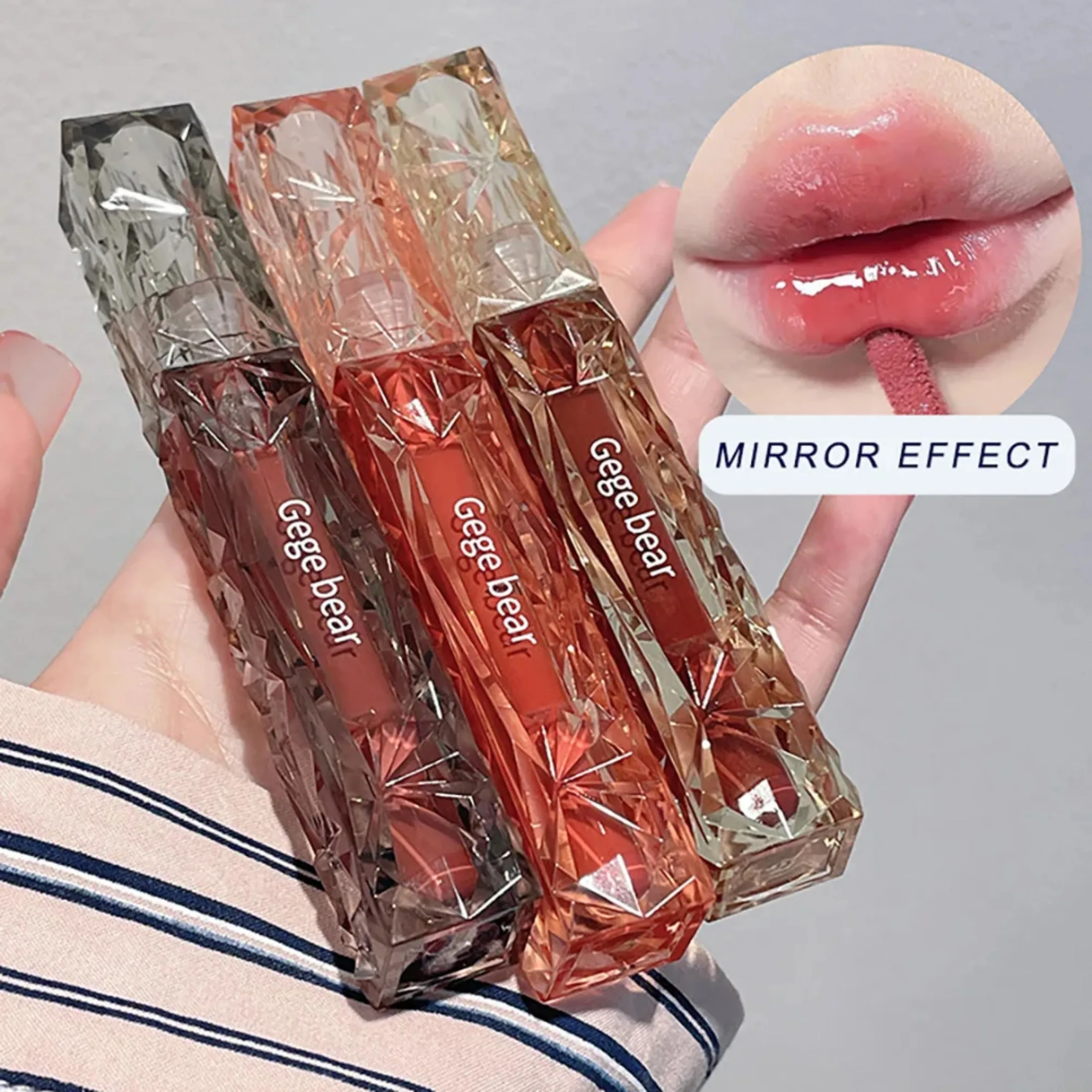 Crystal Mirror Water Lipgloss Hydraterende en ultrahydraterende hoogglans glanzende liptint Voller uw lippen