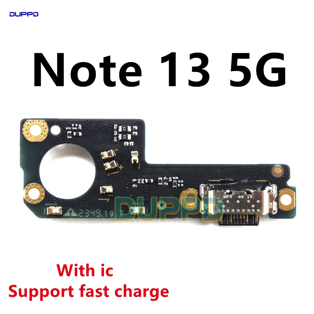 For Xiaomi Redmi Note 13 4G 5G USB Charging Board Dock Port Connector Flex Cable Repair Parts Replacement Note13