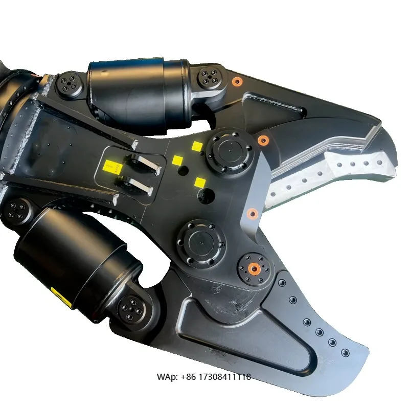 Powerful Double-Cylinder Hydraulic Pliers for Excavators Scrap Metal Removal Shears Essential Engine Core Construction Motor