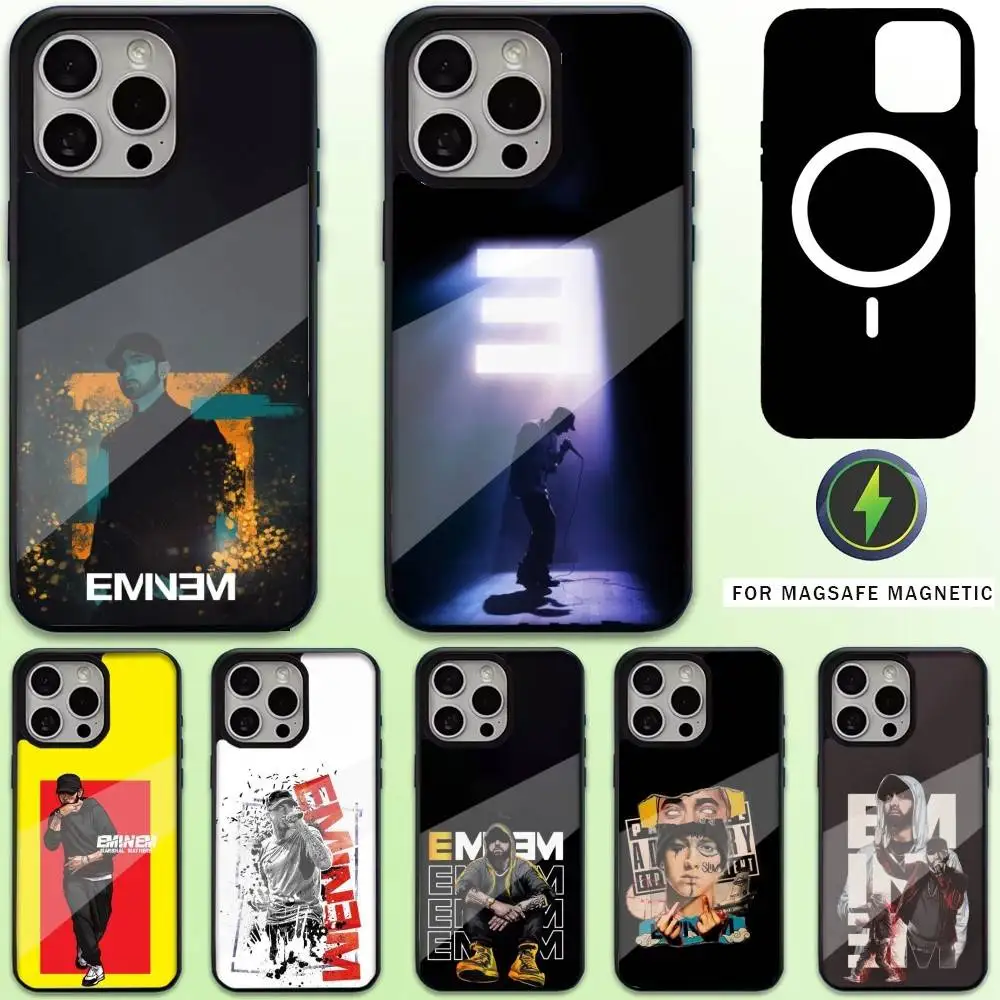 

Singer E-Eminem-Es Phone Case For iPhone17,16,15,14,13,12,11 Plus,Pro Max Magnetic For Magsafe Wireless Charging