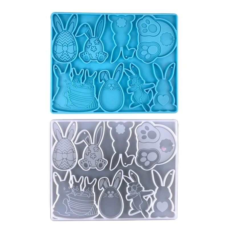 DIY Silicone Mold Easter Egg Rasin Casting Mold for Cake Decor Ice Cream