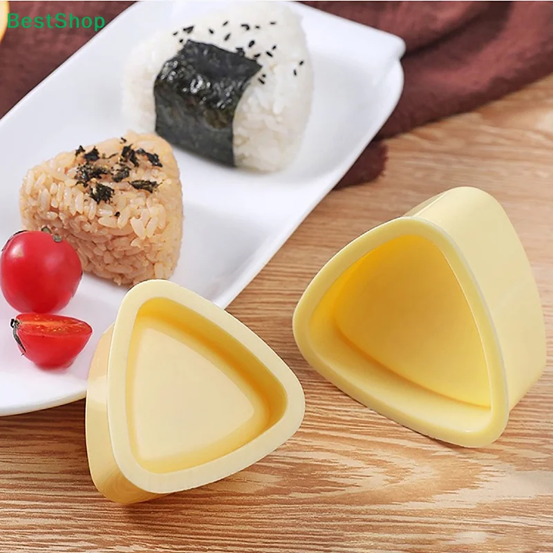 ★ Nuevo Molde para Sushi DIY, Prensa para Bolas de Arroz Onigiri, Molde Triangular para Hacer Sushi, Accesorios y Herramientas para Bento de Cocina Japonesa