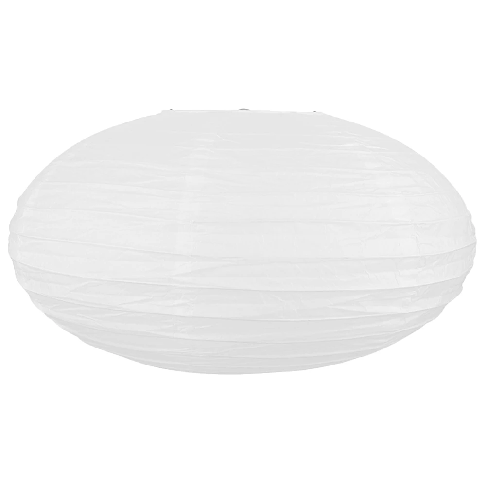 

Paper Lampshade Round White Foldable Lamp Shade Chinese Traditional festive Lantern Ornament light cover pendant home