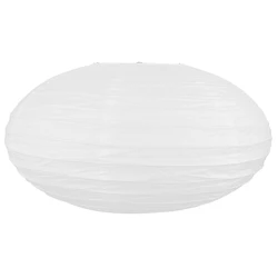 Paper Lampshade Round White Foldable Lamp Shade Chinese Traditional festive Lantern Ornament light cover pendant home
