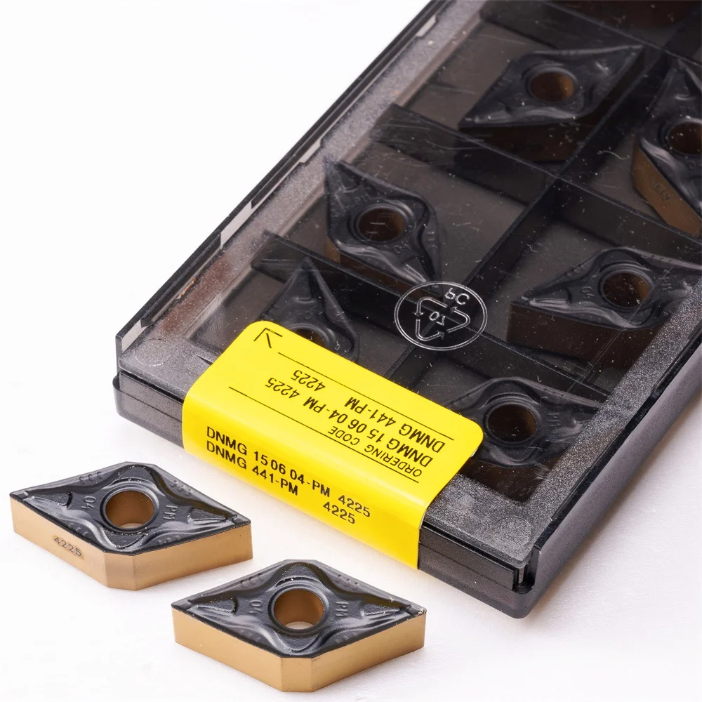

DNMG150604 150608 150612 150404 150408 Carbide Turning Insert PM4225 for CNC Lathe Insert DNMG 150604 PM 4225