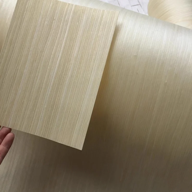 Veneer pintu kayu Solid, renovasi dekorasi lemari Panel dekorasi kayu Maple 58x250cm t0,25 mm