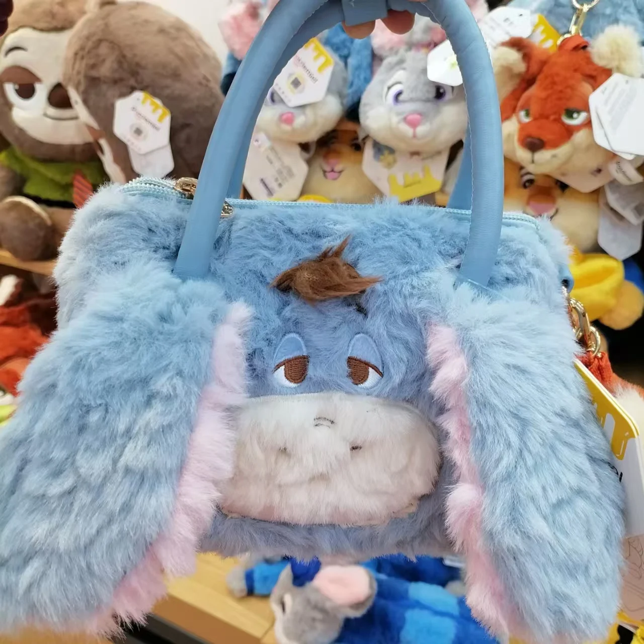 

Genuine Hot Disney Anime Figures Crossbody Bag Shoulder Bag Handbag Cute Plush Bag Kawai Dols Girls Boys Gift Pillow Bag Toy