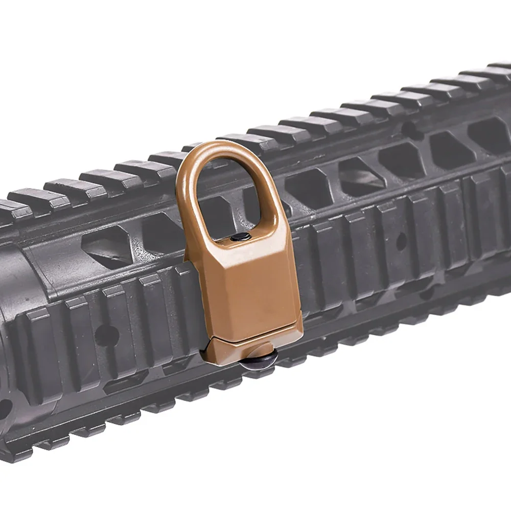 RSA سريع فصل QD حبال محول تركيب الصلب 20 مللي متر السكك الحديدية التكتيكية مشبك كليب مرفق لملحقات الصيد بندقية #5