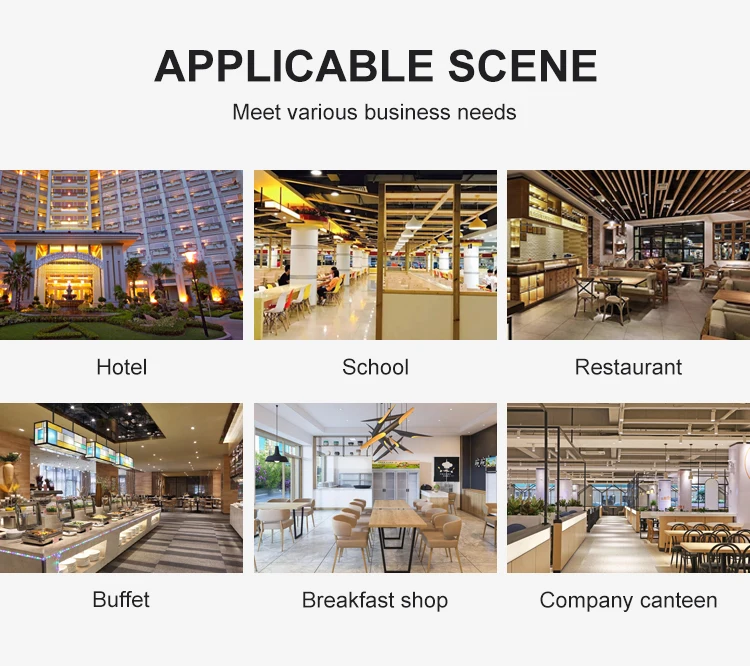 RICH Commercial Digital Smart Multifunction Large Capacity 6L Stainless Steel Electric Rice Cooker for Household Restaurant Use