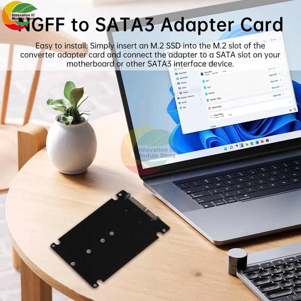 SATA3 6Gbps M.2 NGFF SSD To SATA3.0 Adapter Card M.2 NGFF SSD To SATA3.0 External Hard Drive Adapter Board