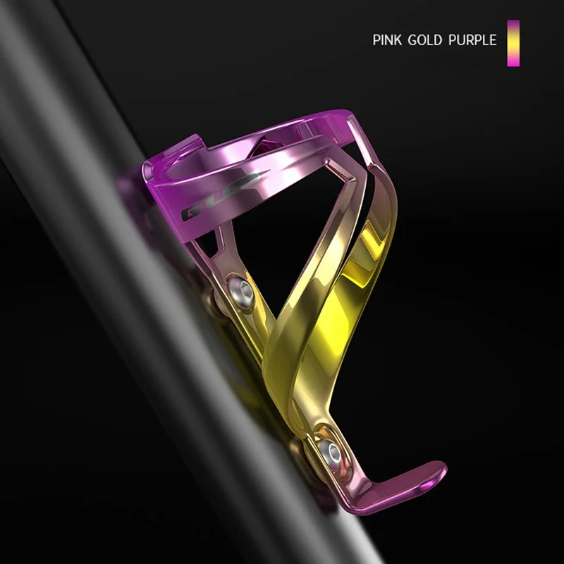 다채로운 플라스틱 물병 거치대, 산악 자전거 물병 브래킷, 3 색 그라데이션, 야외 사이클링 액세서리, 1 개, 2 개