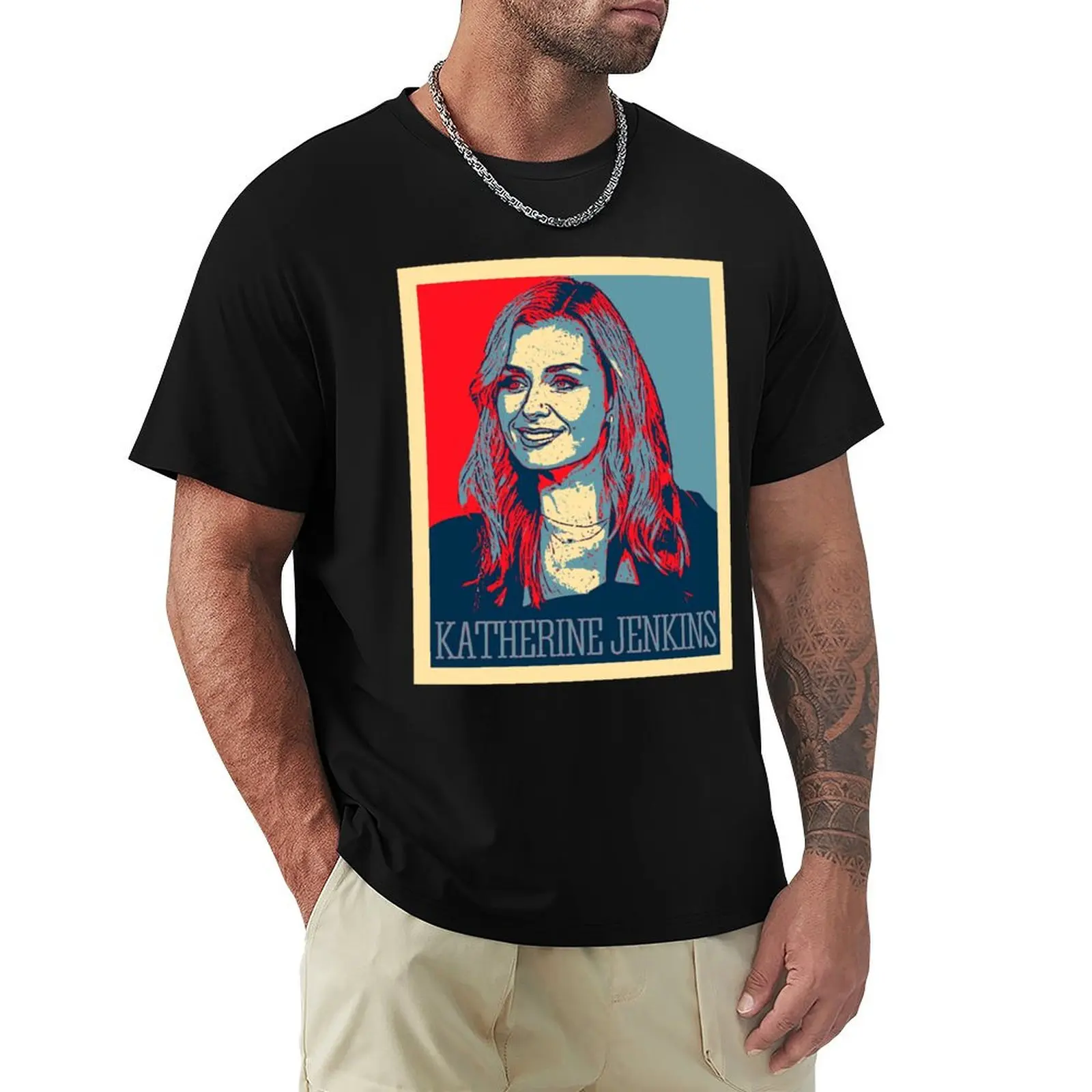 

Katherine Jenkins T-Shirt Short sleeve tee basketball graphic tees gifts for boyfriend mens t shirts pack