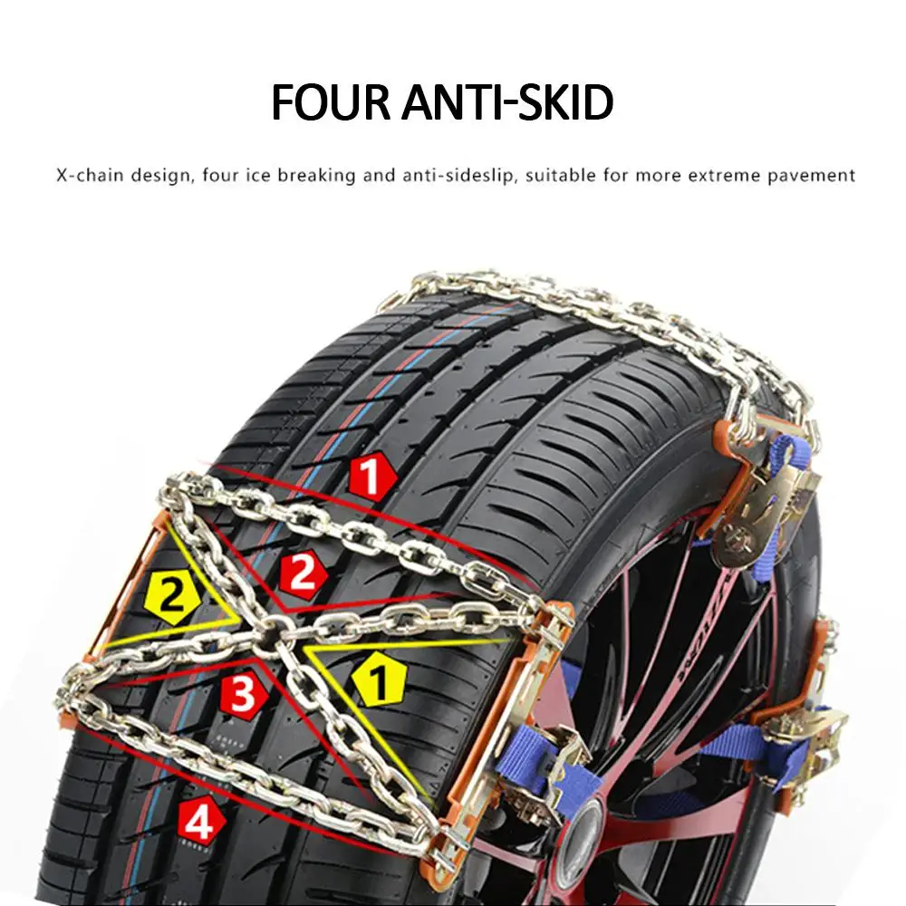 

Anti-skid Chain For Automobile Tire And General Emergency Chain For Car Chains Are Resistant To Pressure Low Temperue Products