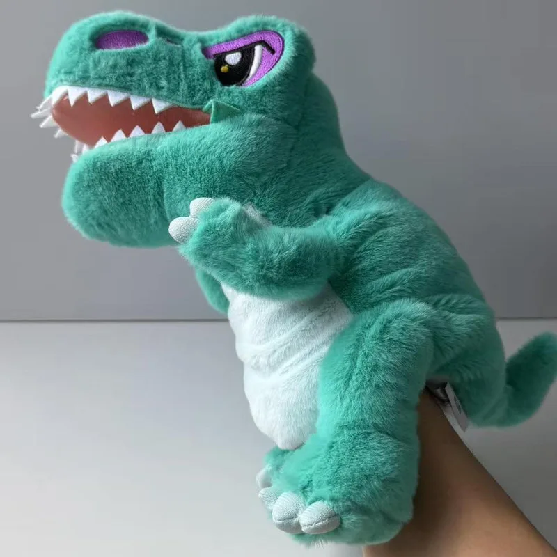 Hot New Jurassic Dinosaur Hand Puppet Plush Doll Anime Plushie Soft Stuffed Cute Peripherals Plush Toy Birthday Christmas Gift