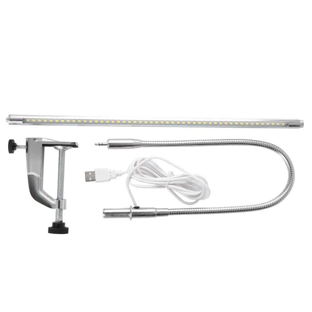 

USB светодиодная настольная лампа с зажимом для перманентного макияжа бровей и дизайна ногтей Портативная косметическая лампа для салона и домашнего использования