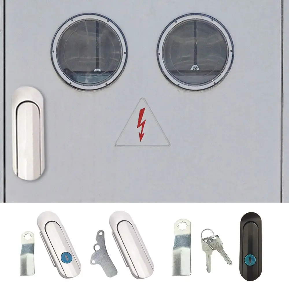 New Aluminum Alloy Door Mailbox Lock Mechanical Hardware Mechanical Door Lock with Key DIY Cabinet Box Lock Cupboard