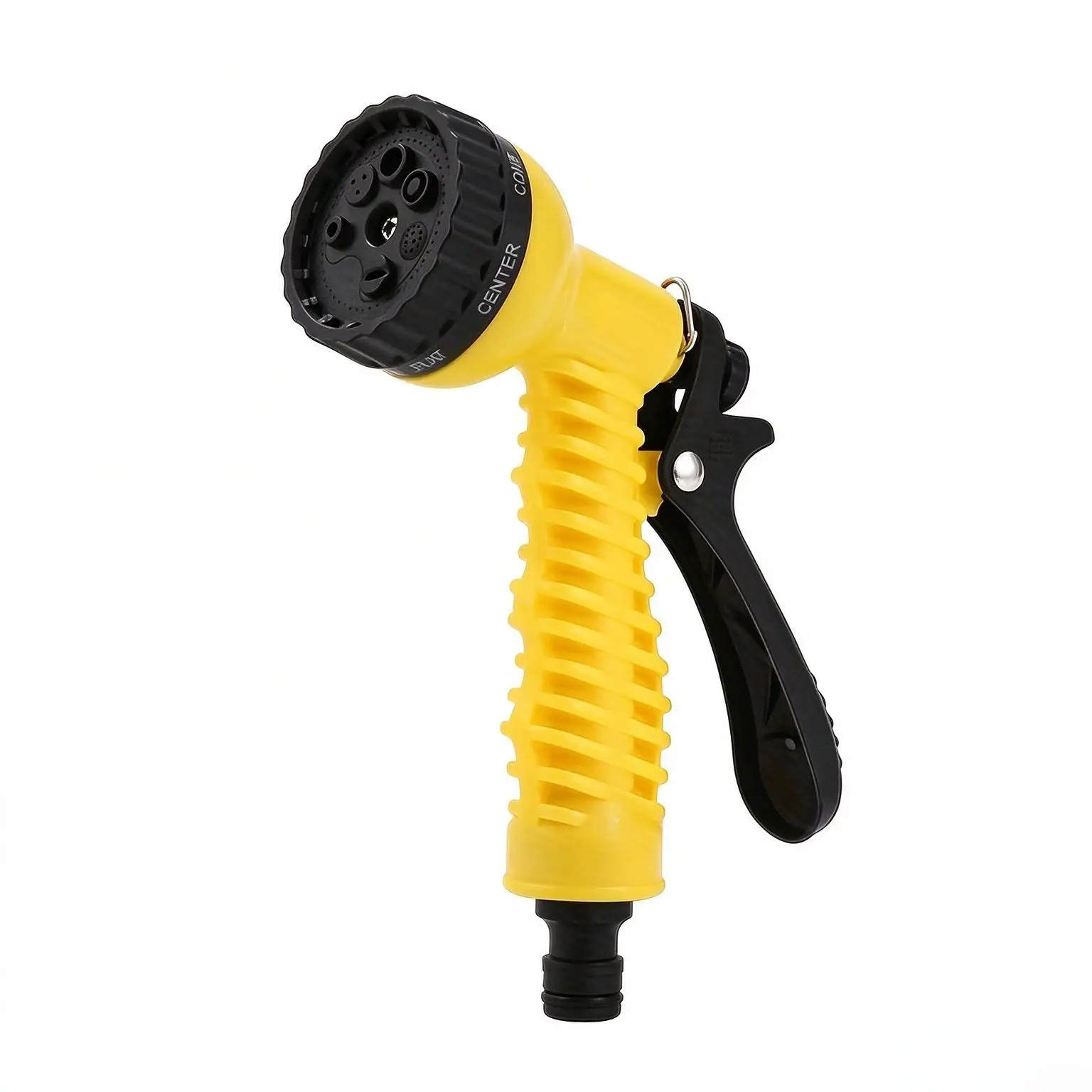 7 Pattern High Pressure Garden Hose Nozzle, Handheld Water Spray Gun with Ergonomic Grip for Watering, Cleaning & Car Wash