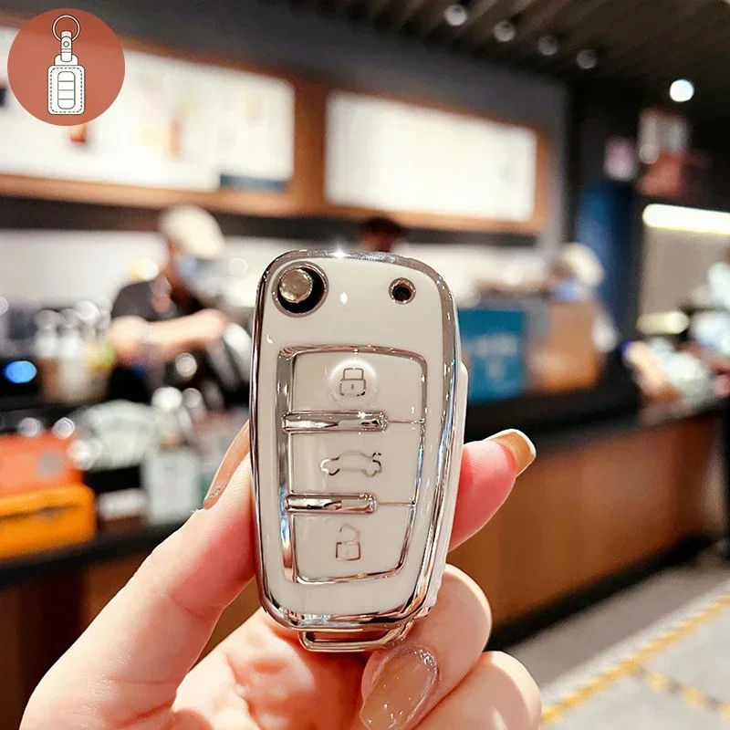Car Remote Key Case Cover Protect Shell Fob For Chery ARRIZO7 E3 E5 A3 A5 Tiggo 2 3 5 3X Fulwin2 Eastar Little Ant Airyze Ruihu