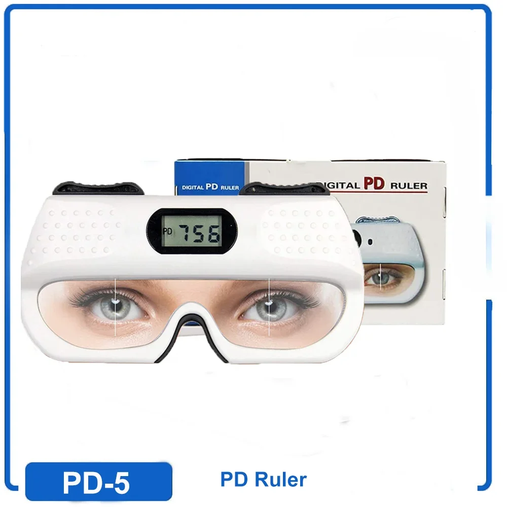 Optometry Digital Pd Meter Ophthalmic Eye Pupil Distance Measuring Ruler Optical Pupilometer Easy to Use