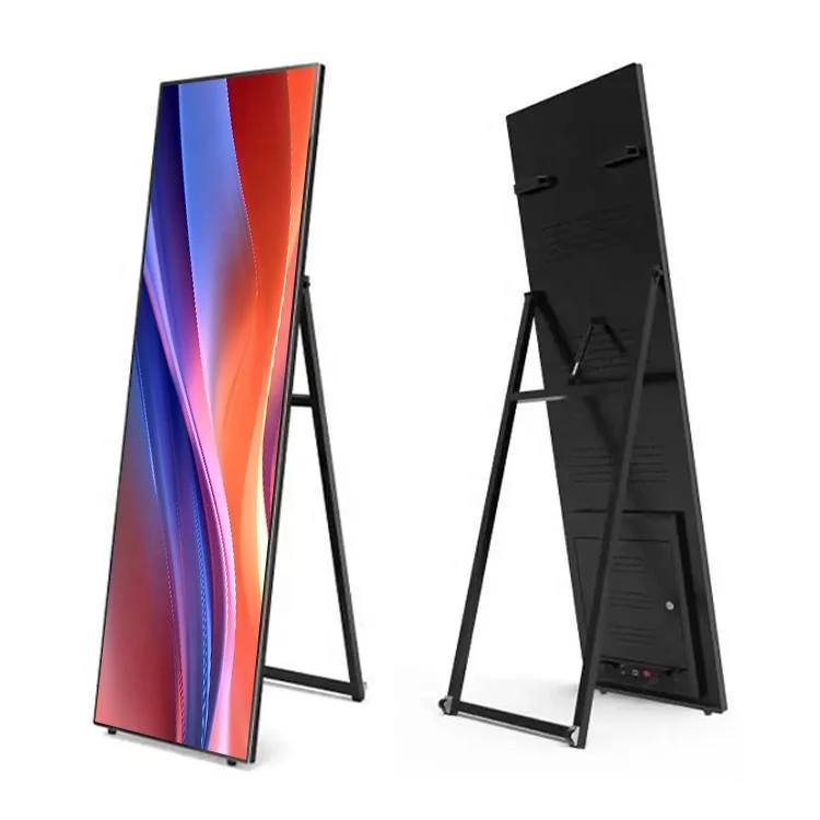 P2.5 640mmx1920mm HD Movable Indoor LED Poster High Brightness Screen - view 4