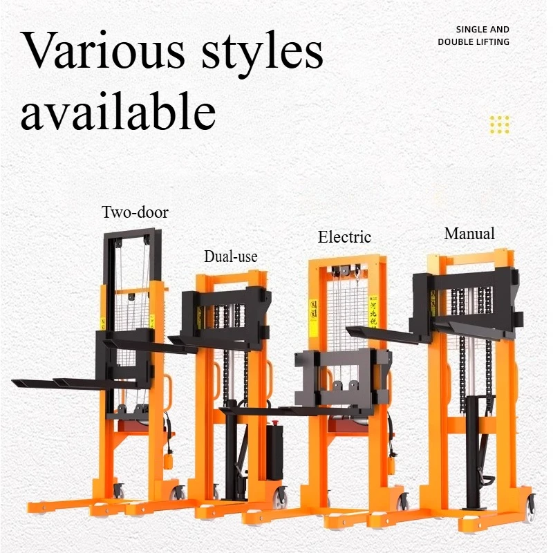 

1T/2T Manual Hydraulic Forklift - Stacker, Electric Forklift, Lift Truck, Pallet Truck, Mini Forklift