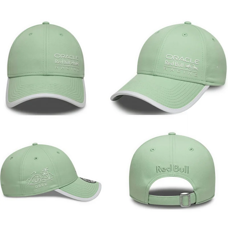 

2025 New Red Bull Racing Team Racing Hat Adjustable Embroidered Red Bull Baseball Hat Sunscreen Hat