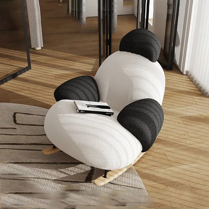 

Panda lounge chair, cute little sofa, single rocking chair