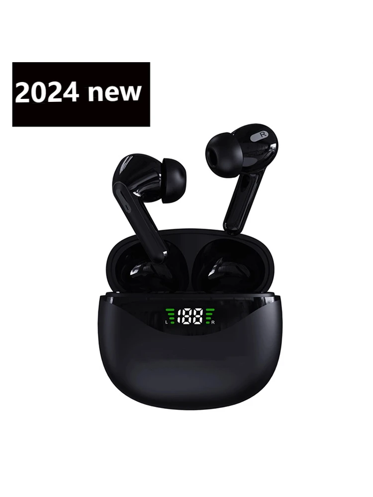 

Original Bluetooth Earphones Sports Headphones Wireless Dual HD Mic Headset LED Display HiFi Quality Gaming Earphones