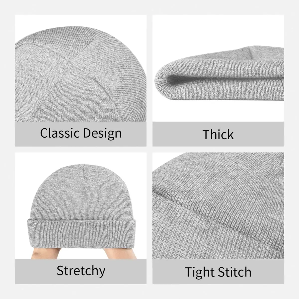 Duki Trap-gorros elásticos para hombre y mujer, gorro de punto con estampado de estrella de Rock, Rap, Y2K, para deportes al aire libre, Primavera