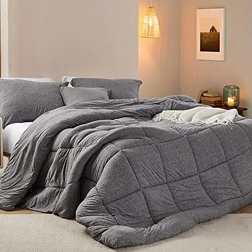 

Summertime - Coma Inducer® Oversized Queen Comforter - Black & Gray