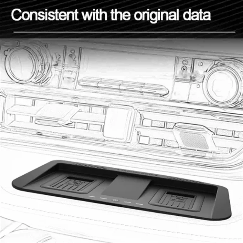 

CJSD-Car Wireless Charger For Toyota Highlander 2021 2022 Center Control Fast Mobile Charge Phone Holder