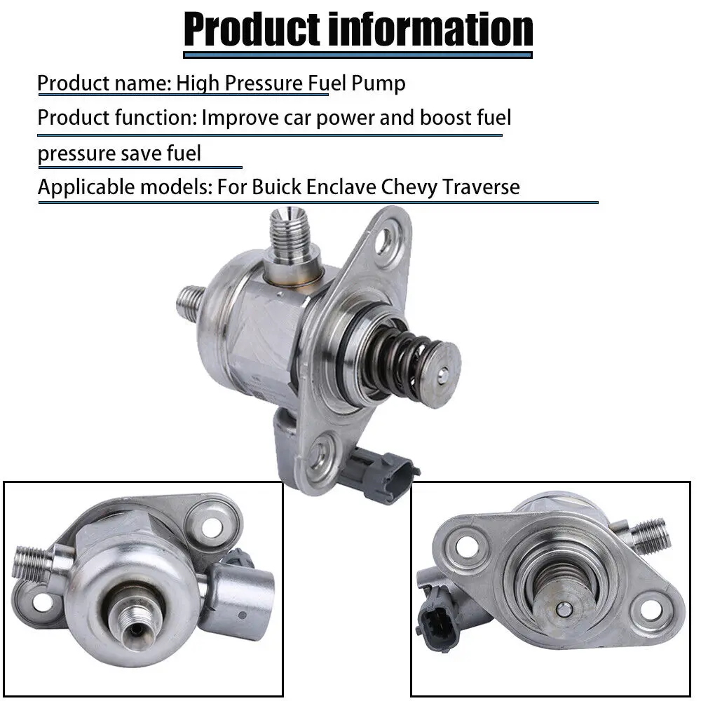 12626234 12614934 High Pressure Fuel Pump For Buick Enclave Chevy Traverse 2009-2017 Cadillac CTS STS 3.6L 2008 2009 2010 2011