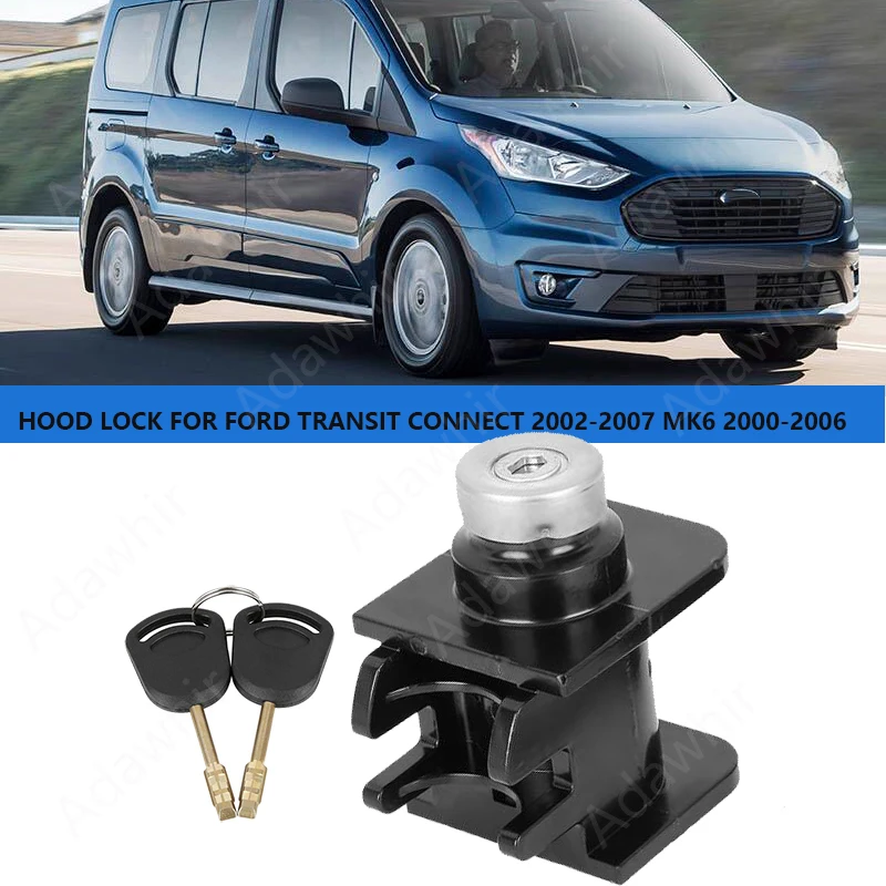 

Автомобильный Замок для капота с 2 ключами для Ford Transit MK6 2000-2006 4124287, автозапчасти