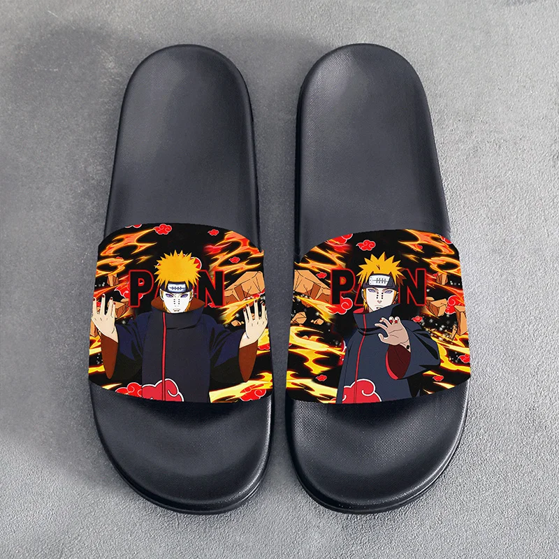 

Summer Sandals Slippers Anime NARUTO Akatsuki Pain Cosplay Slippers Cartoon Shoes For Men Women Unisex Halloween Gift