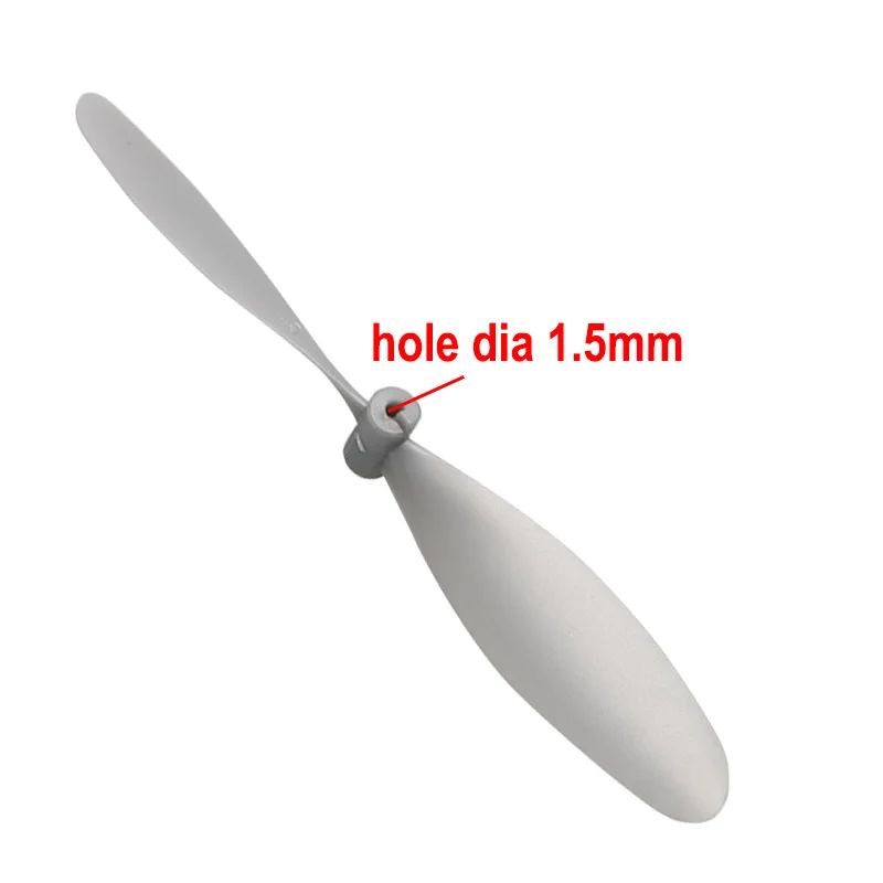 20PCS 6-10 Zoll 2 Klingen Propeller 1,5mm Welle 6-10 "Elastische Power Laufrad Paddel für Fixed Wing Flugzeug Ersatz Teile