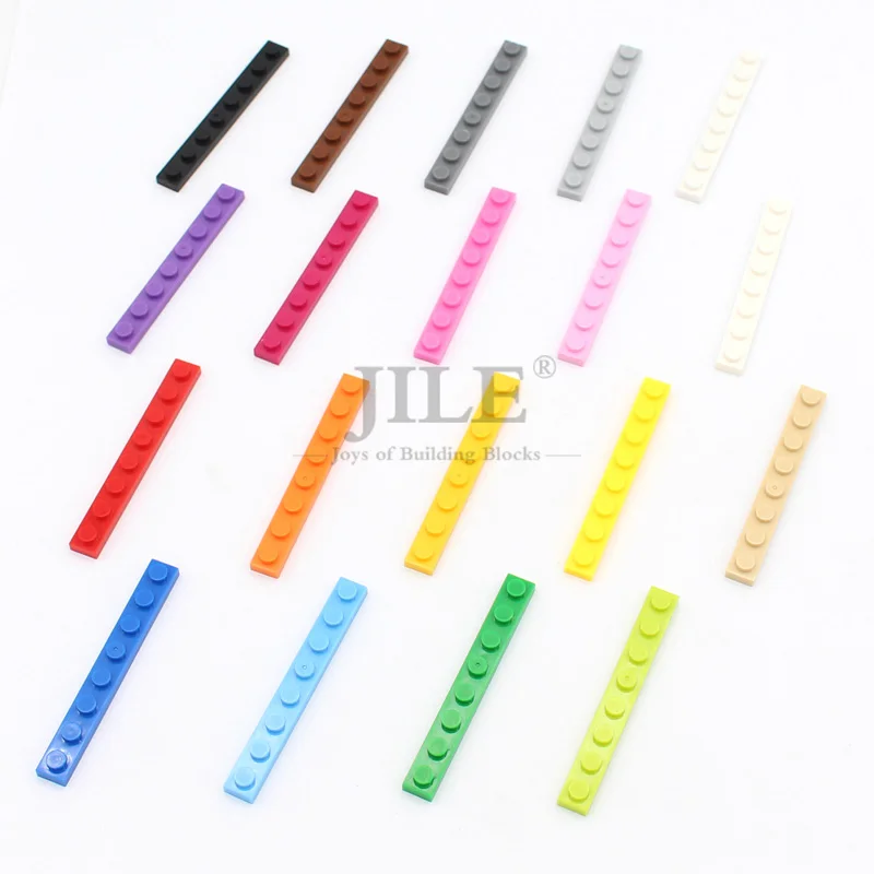 100 stks Moc Tegels Plaat 1x8 3460 Korte Stuk Basics Enlighten Klassieke Bouwstenen Bulk Sets Compatibel Assembleert Deeltjes