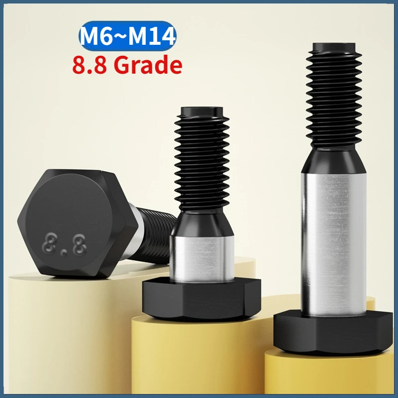 M6 M8 M10 M12 M14 GB27 8.8 Grade Carbon Steel Hexagon Head Shoulder Screws Hexagon Fit Bolts for Hardware And Tools