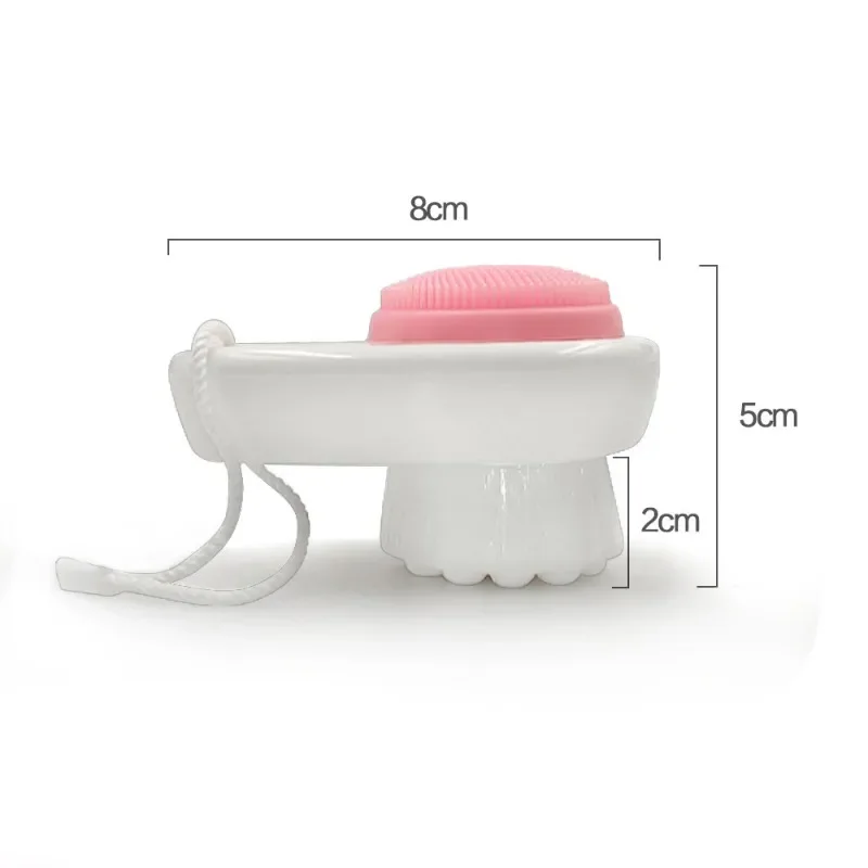 Silikonowa szczotka do czyszczenia Żelowa podkładka do mycia Złuszczający środek do usuwania zaskórników Głębokie oczyszczanie twarzy Masażer do kąpieli dla dzieci