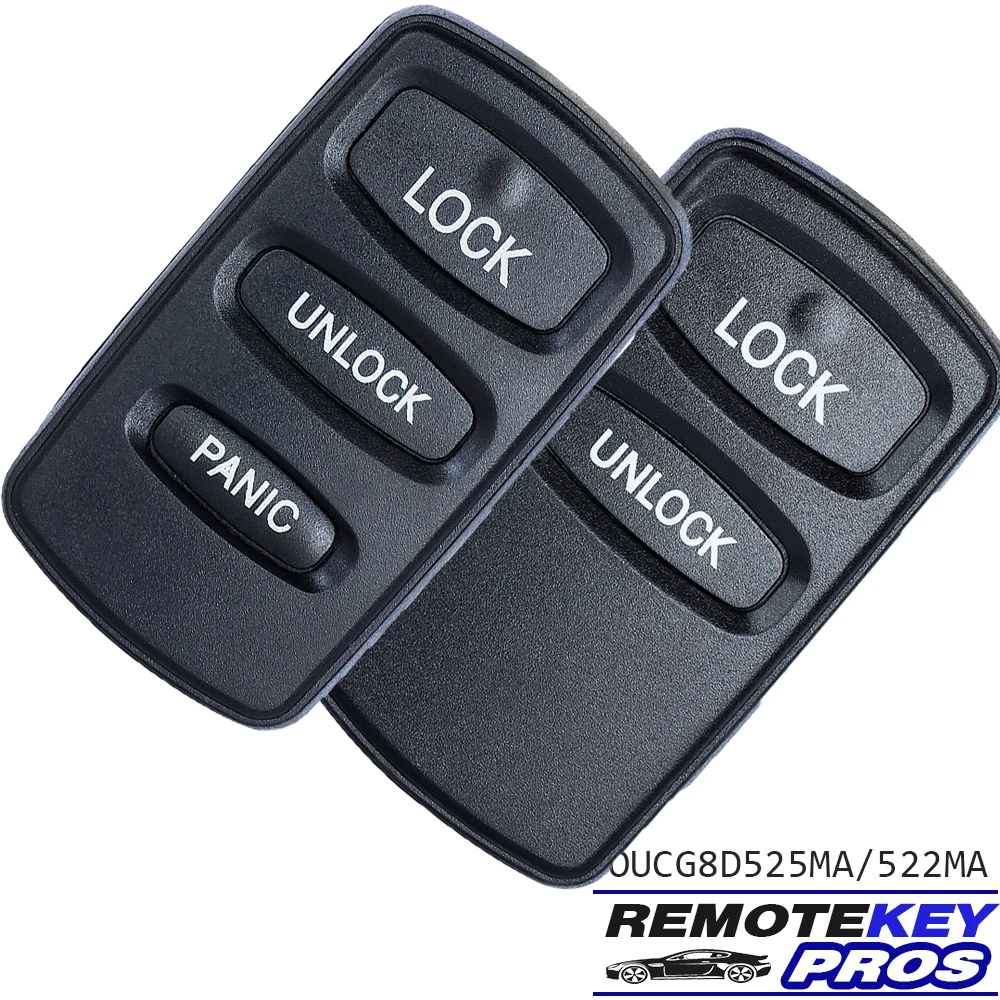 

DIYKEY OUCG8D525MA , OUCG8D522MA, HYQ12ABA for Mitsubishi Eclipse Lancer Monter Remote Key 2/3 Button Fob 315MHz/313.8MHz/433MHz