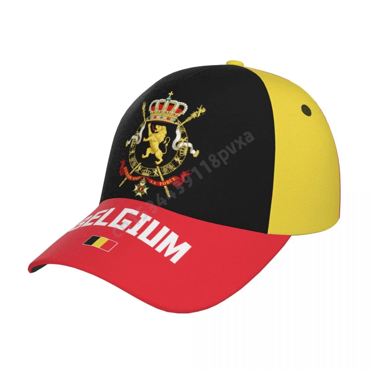 Unisex Belgium Flag Cool Belgians Adult Baseball Cap Patriotic Hat for Baseball Soccer Fans Men Women