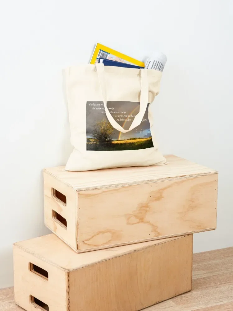 Serenidade nas tempestades sacola de compras feminina bolsa de compras mulher bolsa feminina sacos de entrega gratuita