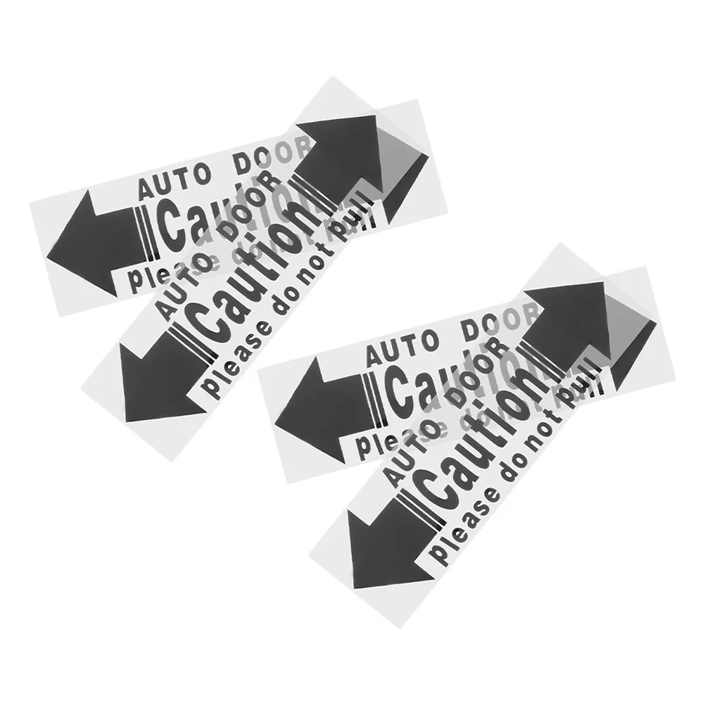 

Набор из 4 наклеек на двери автомобиля: предупреждающие знаки «Не тянуть», высококлейкие защитные наклейки-напоминания для дверей автомобиля