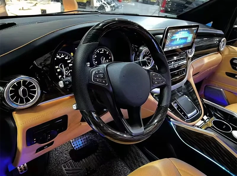 ترقية لوحة الأدوات المعدلة لوحدة التحكم في السيارات المركزية مع شاشة تعمل باللمس لمرسيدس بنز Vclass Vito W447 #4