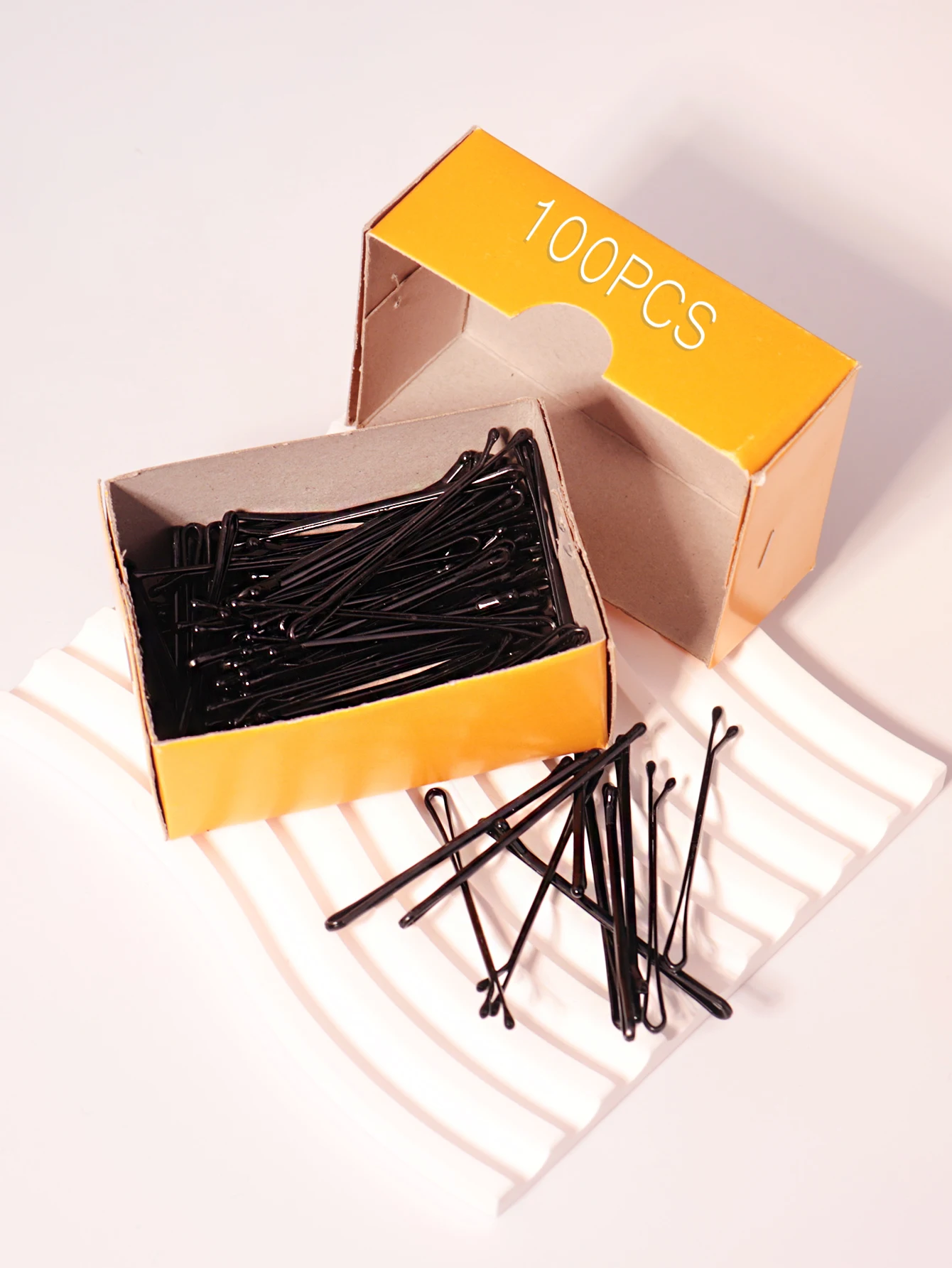 

100PCS women's steel clip, headband clip, black hair clip, one clip, bangs clip, top clip, side clip, broken hair clip