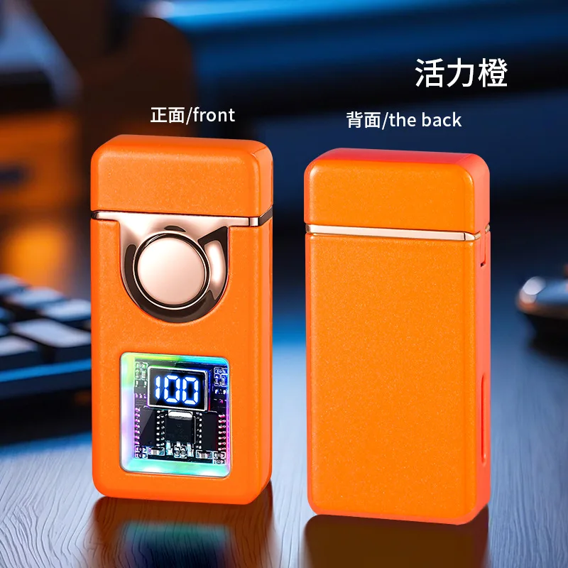 Sprachgesteuerte Zündung, Gasfeuerzeug, Farblicht, Batterieanzeige, offenes Feuer, schaltendes Jet Fire, kreative elektrische USB-Feuerzeuge