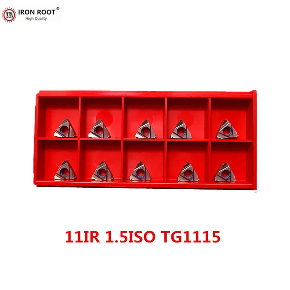 IRON ROOT 11IR 1.0ISO 1.5,2.0ISO,2.5ISO, TG1115  CNC Metal Lathe Turning Threaded Carbide Inserts SER SEL SNR SNL Tool Holder