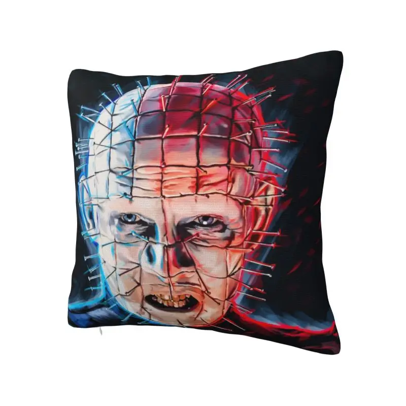 Pinhead Hellraiser Pillow Case Decorative Halloween Horror Movie Nordic Cushion Cover Velvet Pillowcase