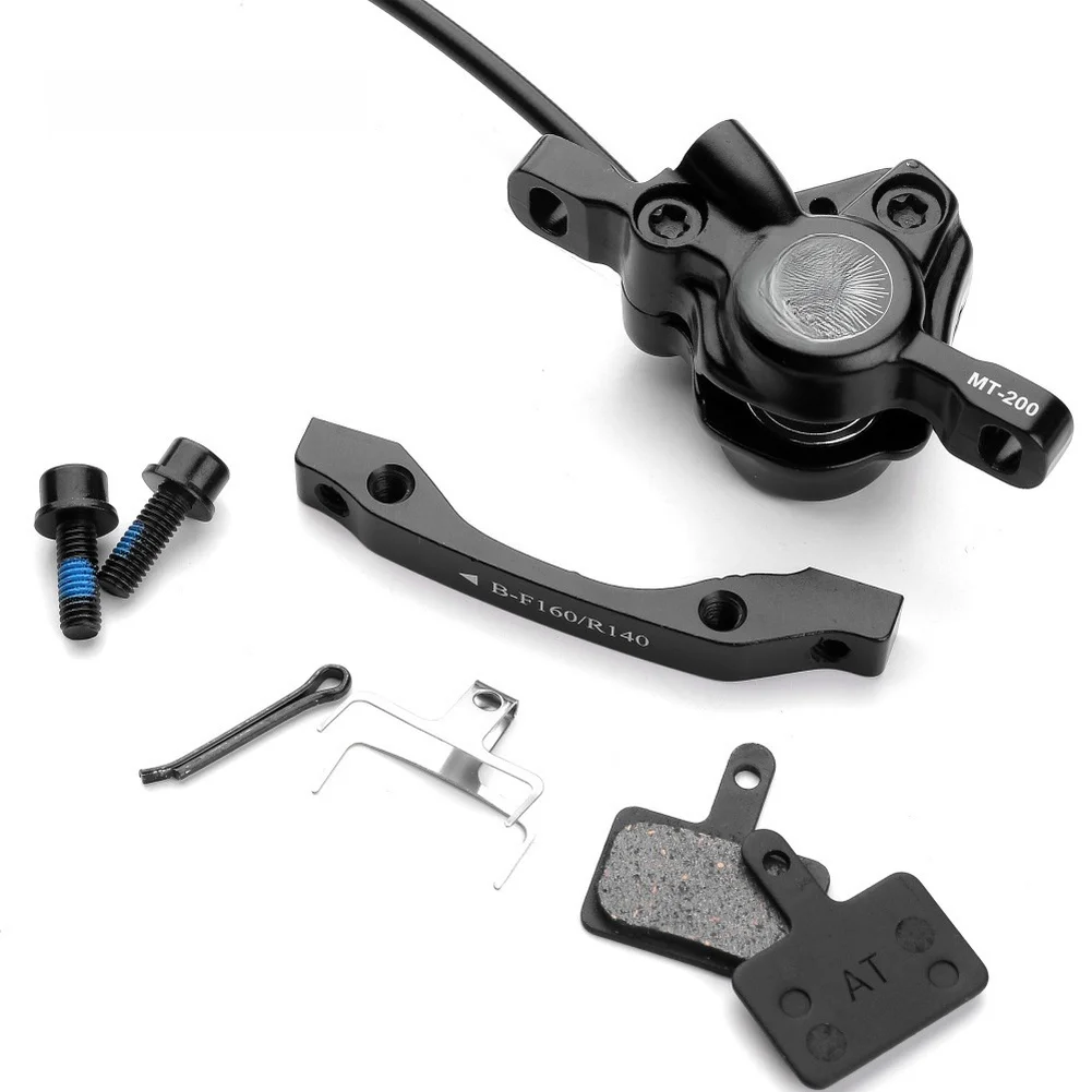 

MT200 Bike Hydraulic Disc Brake Set For Mountain Cycling Dual Piston Control With Long Oil Tubes Front And Rear