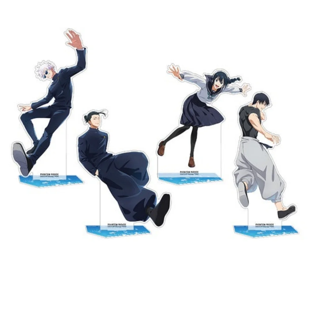 Anime Jujutsu Kaisen Gojo Satoru Acrylic Stand Figure Anime Cosplay Keychain Desk Decor Jewelry Gift